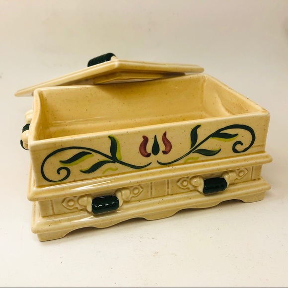 Metlox Poppytrail Homestead Provincial Box 1950s - Picture 2 of 14